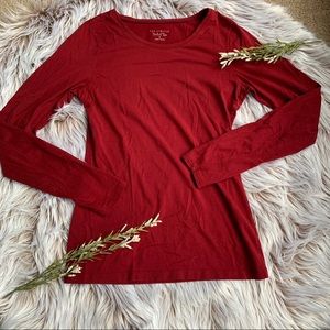 The Limited burgundy Perfect Tee